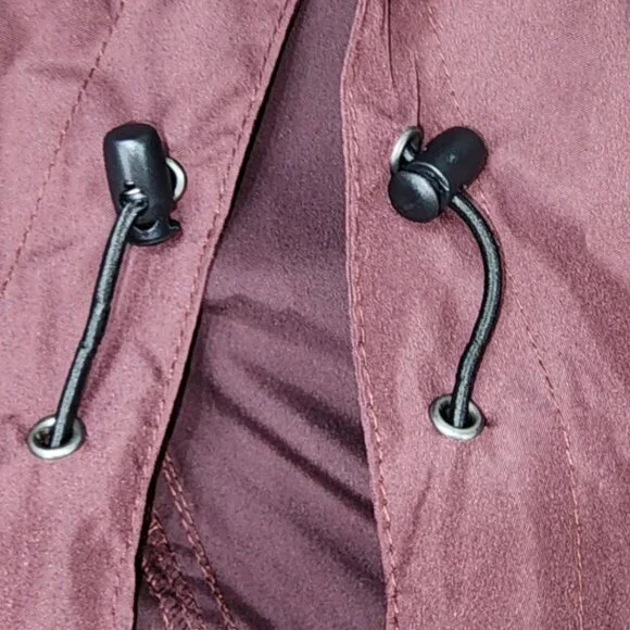 CHARLES RIVER-Jacket-X-SMALL-Men/Women-Wind/Rain-MAROON-Hooded--NWT-Unisex - Picture 7 of 15